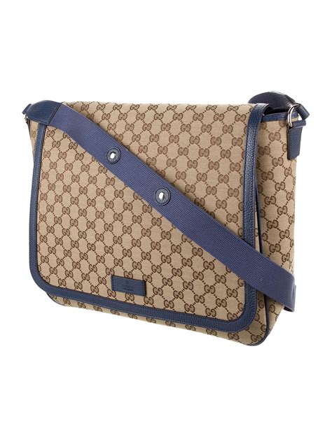 gucci daiper bag|gucci canvas diaper bag sale.